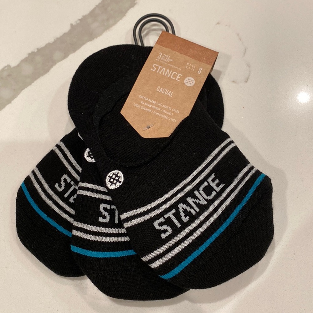 STANCE True No Show Socks 3 Pack Casual Light Cushion